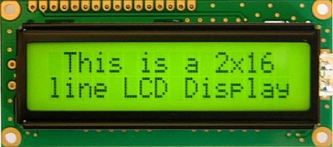 JHD 162A Character LCD