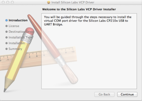 CP210x Driver Installation - Mac